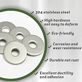 AMLOOPH M8 x 40mm Stainless Steel Washer 2mm Thick 304 A2 5 Pack view 7
