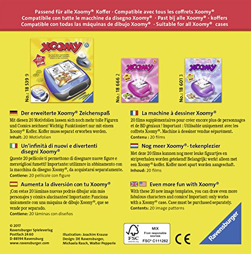 Ravensburger 18601 - Xoomy Sparkly Horses & Xoomy 18711 Erweiterungsset, Malset – Bild 7