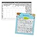 Blueline DoodlePlan Desk Calendar with Coloring Pages, 17 3/4 x 10 7/8, 2018 (C2917001)