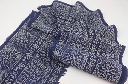 Hmong Traditional batik fabric, cotton fabric, handmade fabric for bed runner, table runner, home decoration, Craft Supply