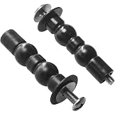 for TOTO THU651N top Mount seat Hardware, Toilet Seat Top Tightening Nut Hardware kit for Skirted Toilet, Toilet Seat Bolts Screws(Pack of 2)