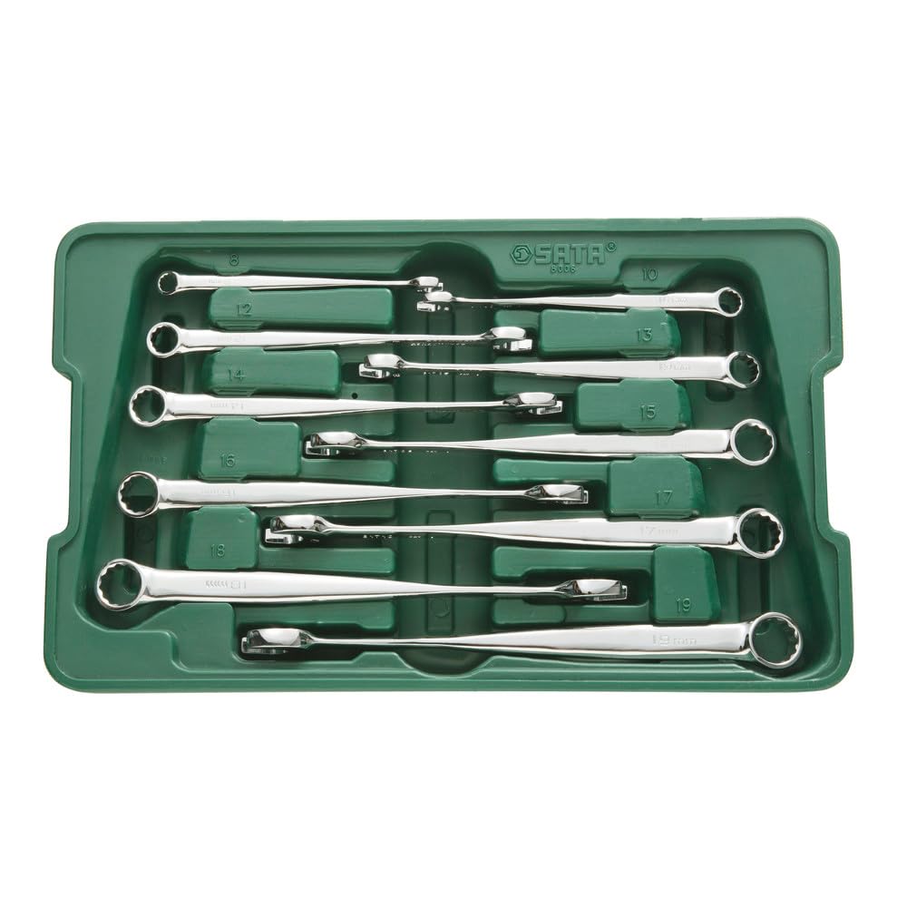 SATA ST08006SJ 10 Pieces Metric XL X-Beam Combination Wrench/Spanner Set