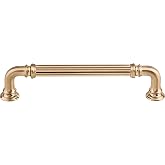 Top Knobs Reeded 5" CTC Cabinet Bar Pull Honey Bronze TK323HB