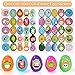 100 PCS Toys Filled Easter Eggs Filled Mini Toys Surprise Eggs Kids Toys for Easter Hunt, Easter Theme Party Favors, Party Game Prizes, Goodie Bag Fillers, Basket Stuffers Fillers, Classroom Prize Supplies