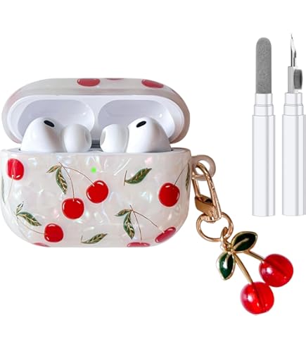 Amazon.com: Vykyntow Case for AirPods Pro 3 with Sakura Pom Pom