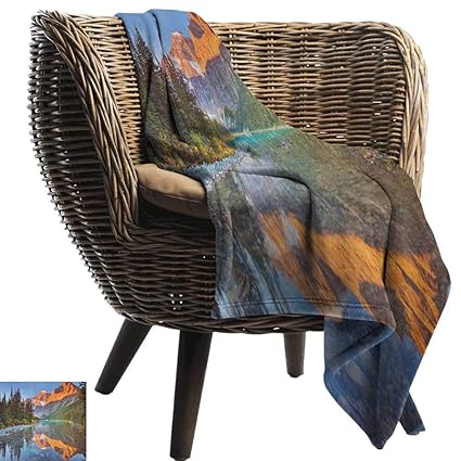 Amazon Com Home Throw Blanket National Parks Canadian Rocky
