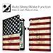 Fintie Folio Case for iPad 6th / 5th Generation (2018/2017), iPad Air 2 / Air 1 (9.7 Inch) - [Corner Protection] Premium Vegan Leather Stand Cover, US Flag