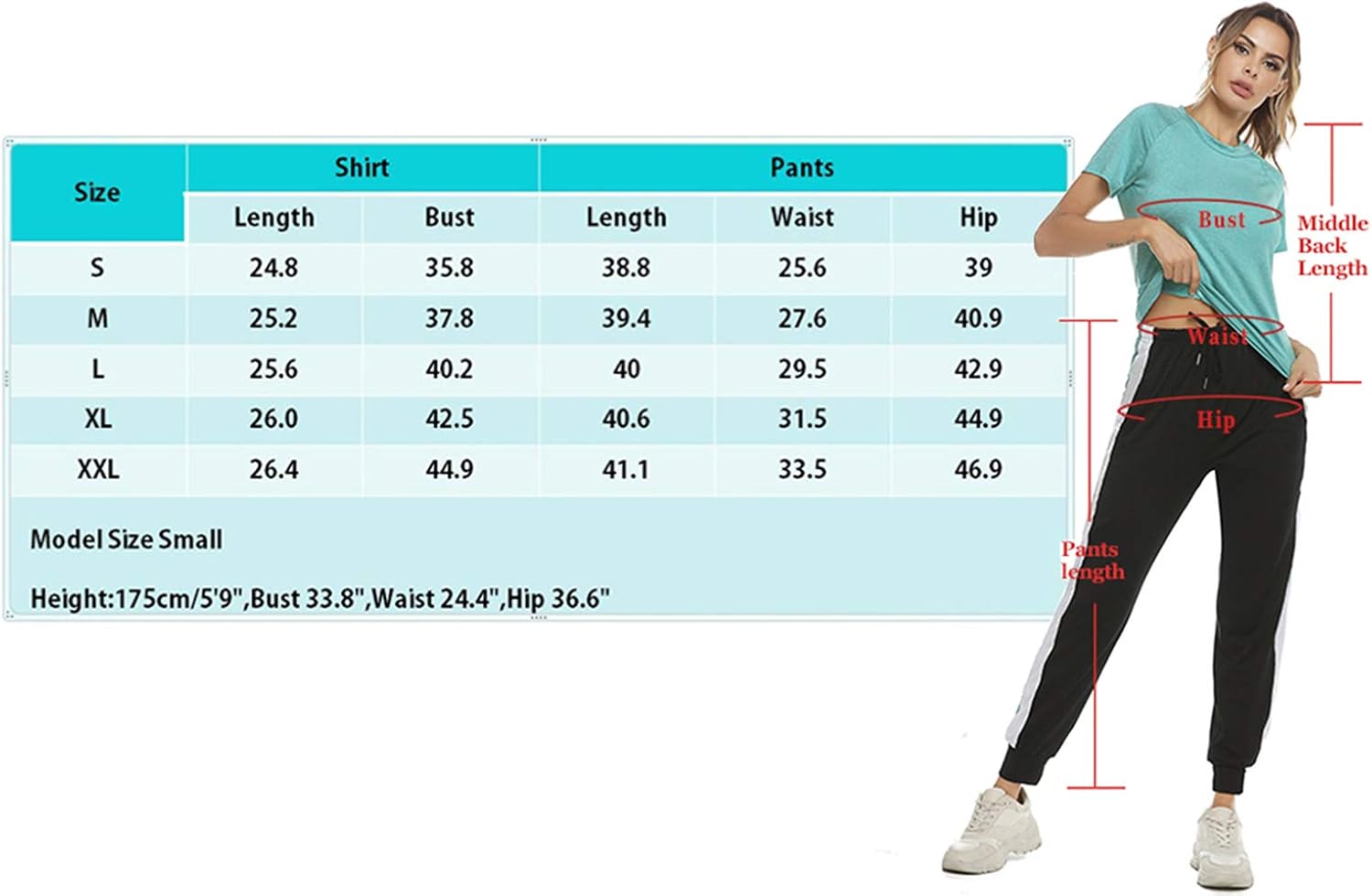 Aibrou Women's Casual 2 Piece Outfit Tracksuits Short Sleeve Shirts Striped Joggers Pants Set Sweatsuits: Clothing