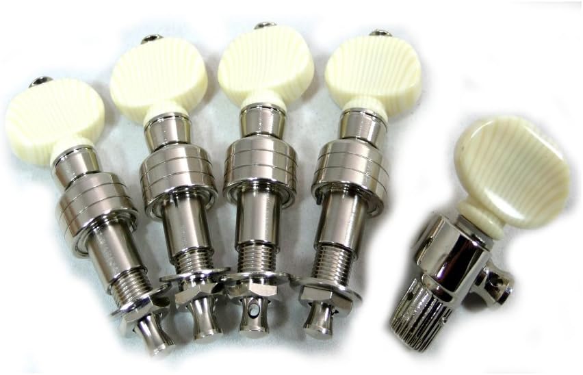 Generic 5 String Banjo Tuning Peg Machine Head Nickel