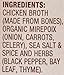 Kitchen Basics Bone Broth, Chicken, 8.25 OZ (Pack of 6)