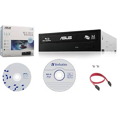 Amazon.com: Asus 16X BW-16D1HT Internal Blu-ray Burner Drive