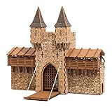 Barbican P - Castle gate - 3D Wooden Puzzle - DIY