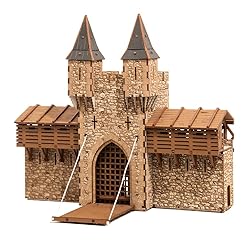 Barbican P - Castle gate - 3D Wooden Puzzle - DIY