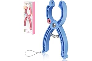 HEYSERI Safety Eye Tool, Safety Eyes for Crocheting Auxiliary, Safety Eyes Tool for Amigurumi Crochet & Stuffed 5-30mm Animal Eyes Making Supplies Tool - Blue（1PCS)