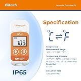 Elitech 50Pcs Temperature Data Logger 32000 Points USB RC-5+ PDF CSV Export view 4
