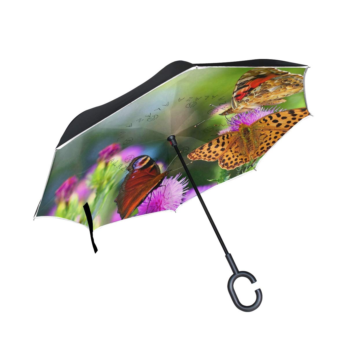 美しい手描き Agree 逆さ傘 All 反転傘 カラー5 ゴルフ Size リバーシブル 雨 ブラック One アウトドア B07lc8jfff トライバルスタイル 曼荼羅の上の象 旅行 車 ゴルフ傘 正規品