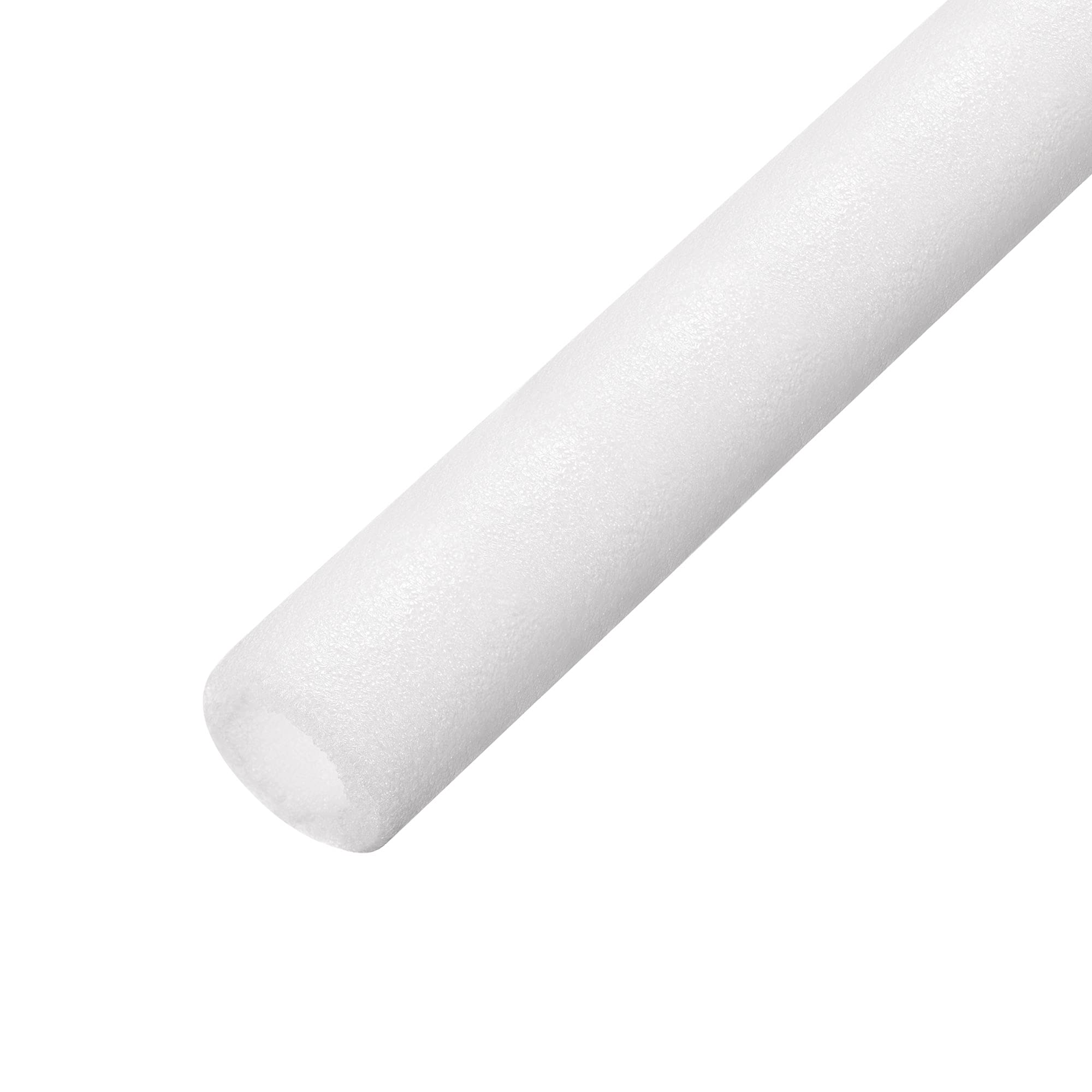 sourcing map Foam Tube Pipe Insulation Freeze Protection Cover 3.28 Ft Length 1.18in ID 1.97in OD Pipe Insulation Kits White 1 Pack