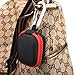 Meuxan zz556456 AirPods Storage Case Mini Earbud Carrying Pouch, Black/Red/Yellow/Purple, 4 Piece