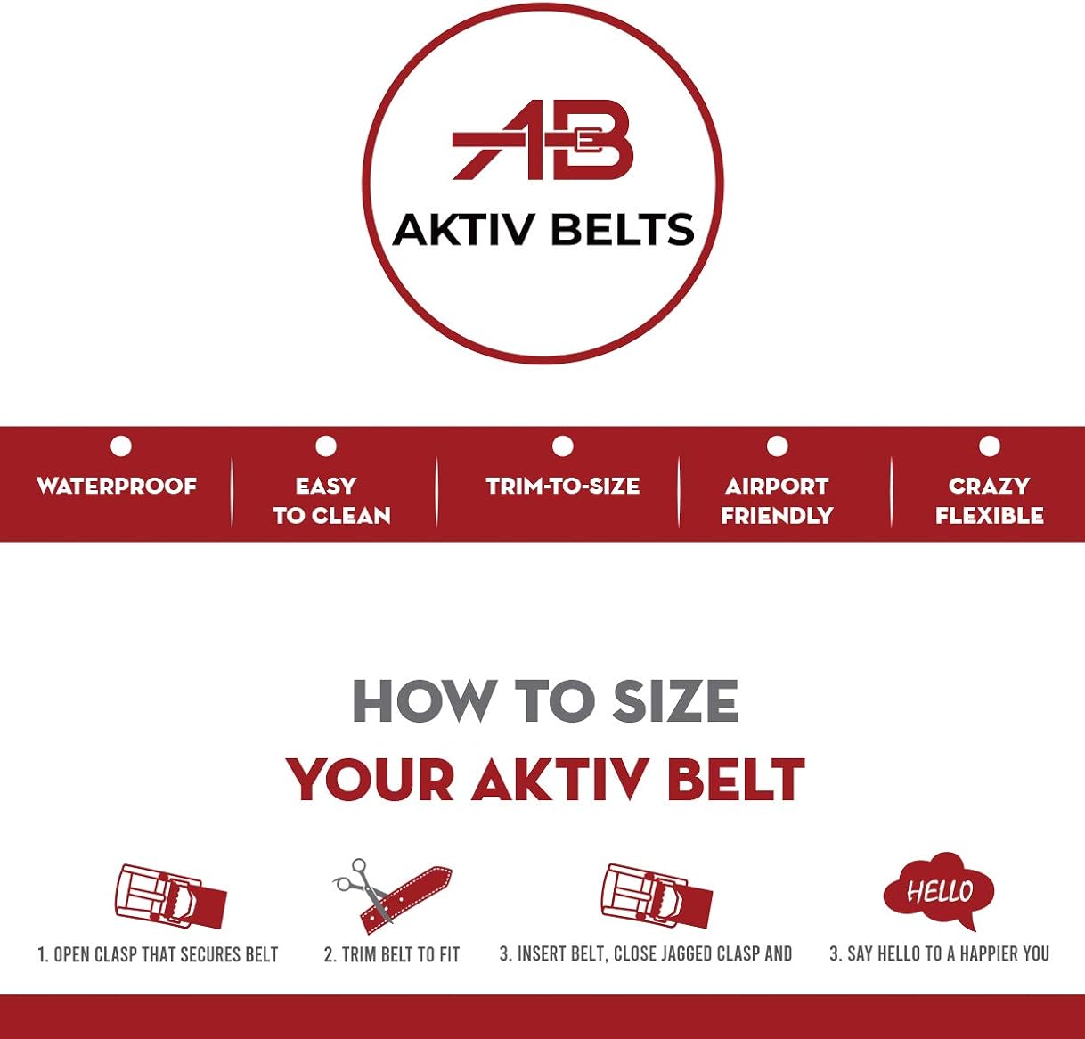 Aktiv Belts Combo Pack for Men & Women - TSA Friendly Belt - Great for All Activities - Golf, Snowboard, Ski, Snow Pants, Hiking, Riding, Backpacking, Casual, etc. Comes with 2 Belts and 3 Buckles! at  Women’s Clothing store