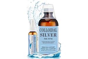 Optimum You Colloidal Silver Liquid | 500 ppm, Extra Strength (16 oz) with Spray Bottle | Immune & Stem Cell Support | Wound 