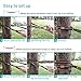 iSPECLE Hammock Straps, 9 Feet Long Tree Strap, Set with 2 Strong Carabiners