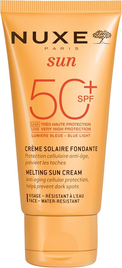 Nuxe Sun Melting Sun Cream SPF 50 50ml Face & Body Sunscreen UVA UVB