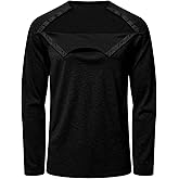 Chemo Port Shirts for Men Women Long Sleeve Post Shoulder Surgery Recovery Shirts Snap Off Chemotherapy Clothing Unisex