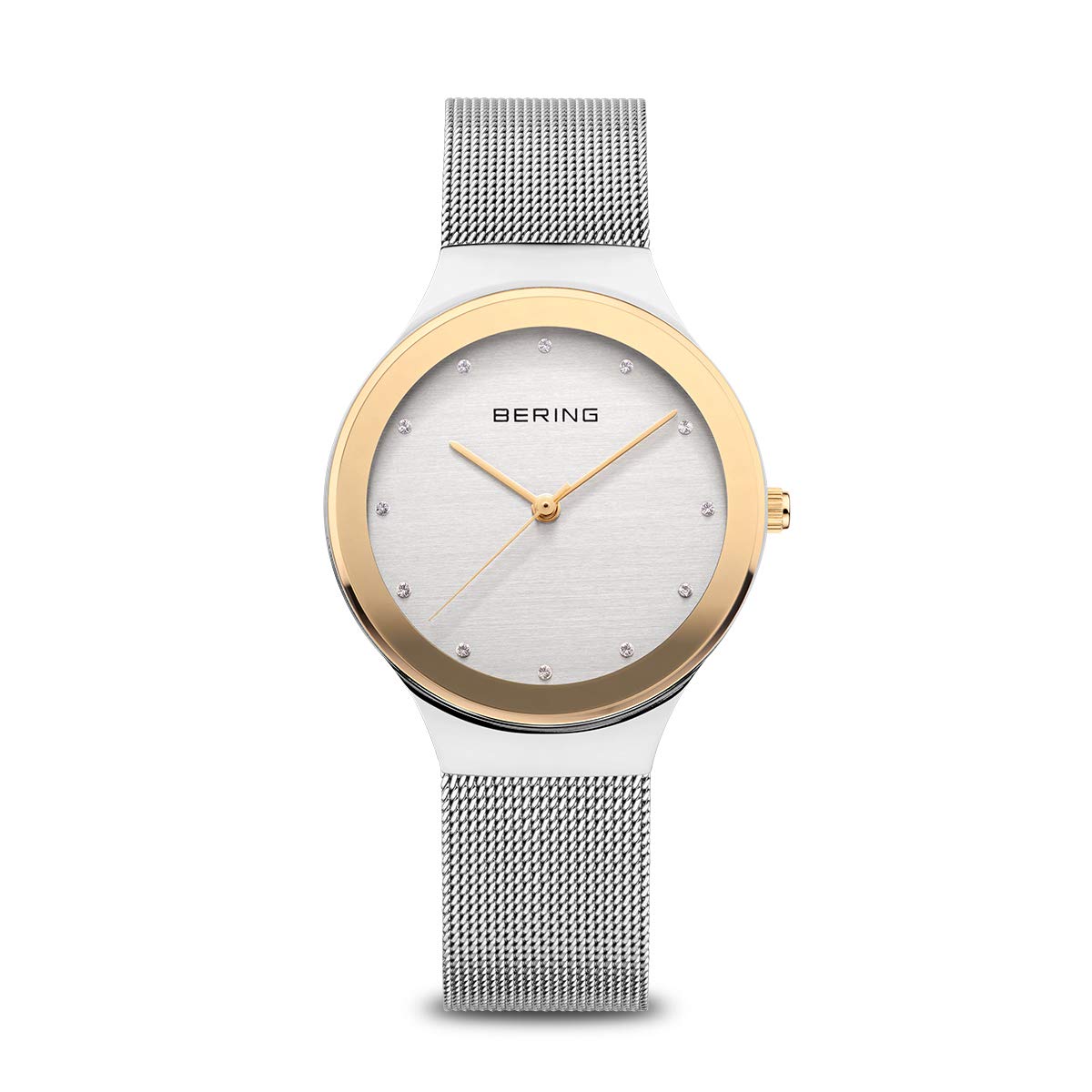 BERING Women Analog Quartz Classic Collection Watch with stainless steel Strap and Sapphire Crystal 12934-010