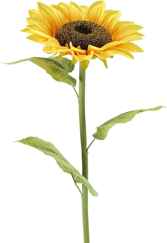 Artificial Single Sunflower 41" Tall 12 Pieces for Home Hotel Office Wedding Party