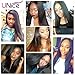 UNice Hair 7A Grade Peruvian Straight Virgin Hair 3 Bundles, 100% Unprocessed Remy Human Hair Weave Extensions for Women Natural Color 95-100g/piece (14 16 18)