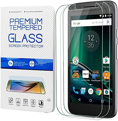 Moto G4 Screen Protector,Utmury Tempered Glass Screen Protector,[Anti-Scratch] Glass Screen Protector Display Film for Motorola Moto G4(4th Generation) 5.5 inch(2 Pack)