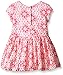 Pippa & Julie Girls' Little Floral Lace Knit Dress