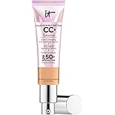 IT Cosmetics CC+ Cream Illumination - Radiant Full Coverage Foundation With SPF 50+, Color Corrector & Hydrating Anti-Aging Serum, Hydrolyzed Collagen + Peptides, Normal to Dry Skin - 1.08 fl oz