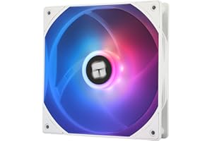 Thermalright TL-C14CW-S CPU Fan,with High Speed 1500RPM,14CM Quiet PWM Fan,Computer Case Cooling Fan(White)