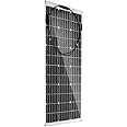 SISHUINIANHUA 500W/250W Solar Panel 18V Semi-Flexible Monocrystalline Solar Cell DIY Cable Waterproof Outdoor Car RV Rechargeable Power System