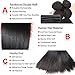 Hermosa Brazilian Hair 4 Bundles with Closure 9A Virgin Unprocessed Straight Human Hair Bundles with Closure (Free Part,18 20 22 24+16)