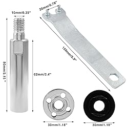 Kyuionty 2 Sets Angle Grinder Extension Shaft