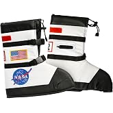 Aeromax Astronaut Boots, size Small, White, with NASA patches