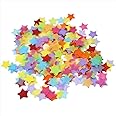 Mybbshower Rainbow Paper Star Confetti Table Scatter for Birthdat Party Pack of 4000 Pieces