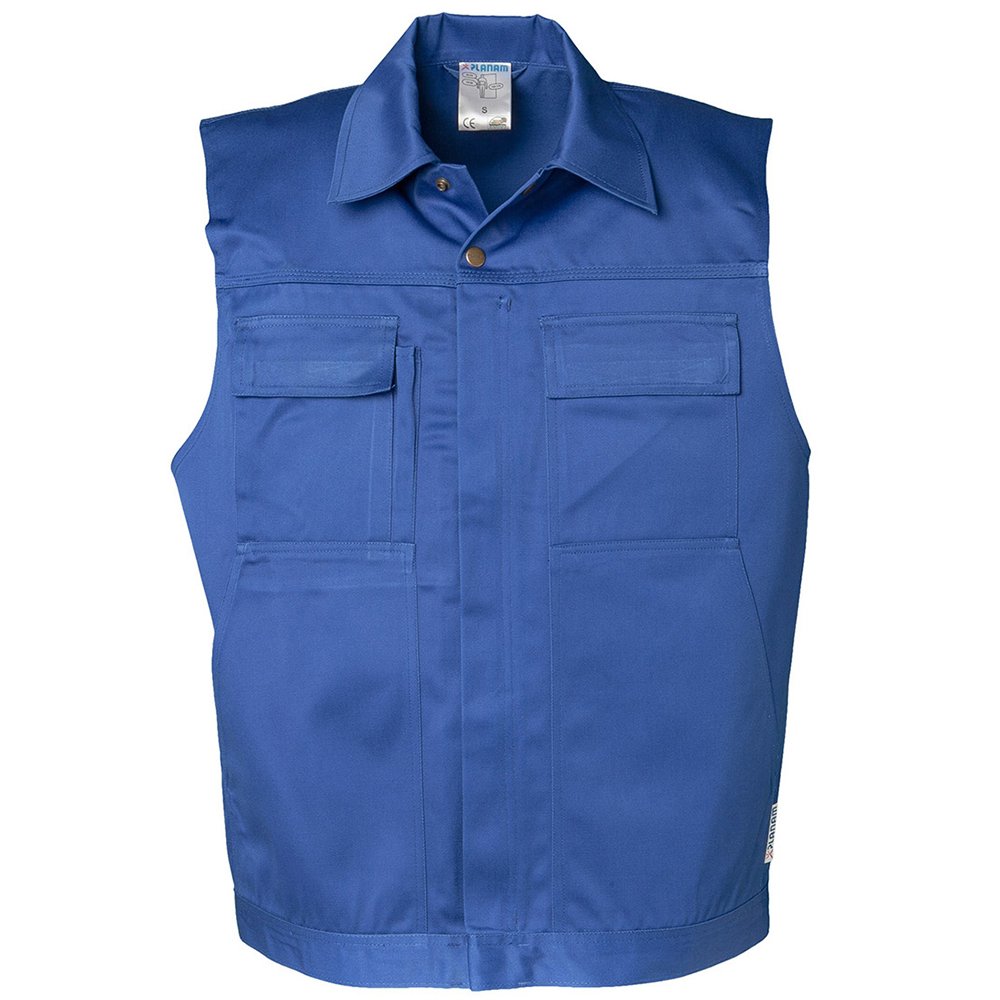 Planam 1151060 Size 2X-Large "Tristep" Vest - Royal Blue