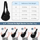 SlowTon Pet Carrier Sling Bag Dog Cat Hand Free Adjustable Shoulder Strap view 8