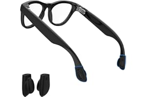 HIBLOKS Eyeglass Ear Grip Compatible with Ray-Ban Meta Wayfarer/Skyler/Headliner & Gen 2 Smart Glasses Accessories, Anti-Slip Silicone Elastic Eyeglasses Retainers for Rayban Smart Sunglasses