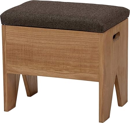 Amazon Co Jp ベンチ 玄関ベンチ 玄関椅子 収納スツール 玄関チェア 収納付 腰掛け ブラウン 茶色 幅40 高さ37 おしゃれ 北欧 木製 桐 シンプル ナチュラル モダン 完成品 幅40 ホーム キッチン