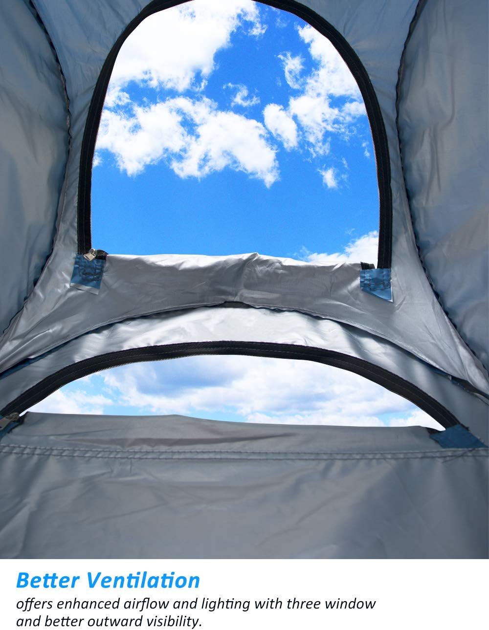 anngrowy Pop Up Privacy Tent Shower Tent Portable Outdoor Camping Bathroom Toilet Tent Changing Dressing Room Privacy Shelters Room for Hiking and Beach – UPF 40+ Waterproof with Carry Bag : Sports & Outdoors