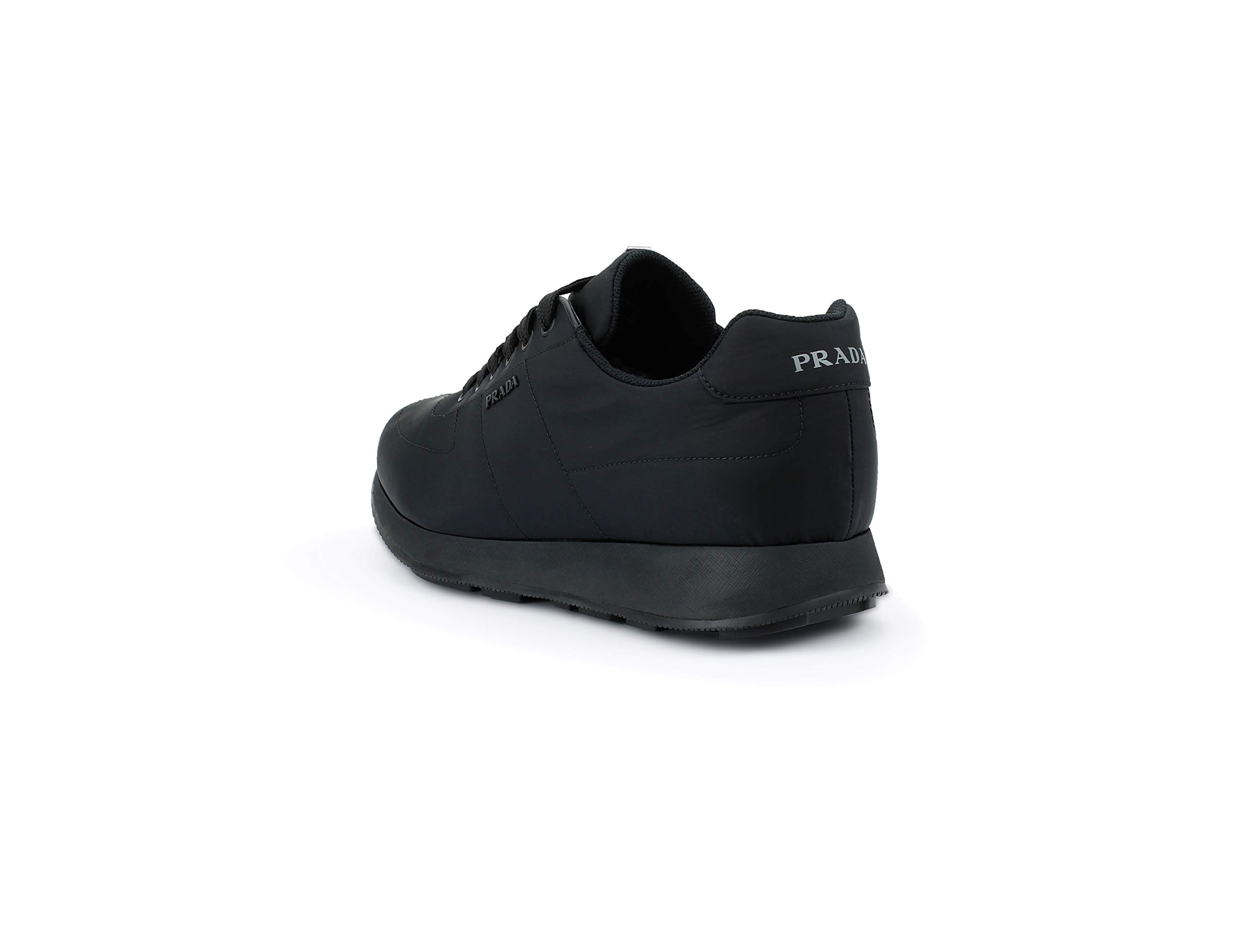 Prada Mens Nylon Piuma Trainer Sneakers Nero Black 4e3355