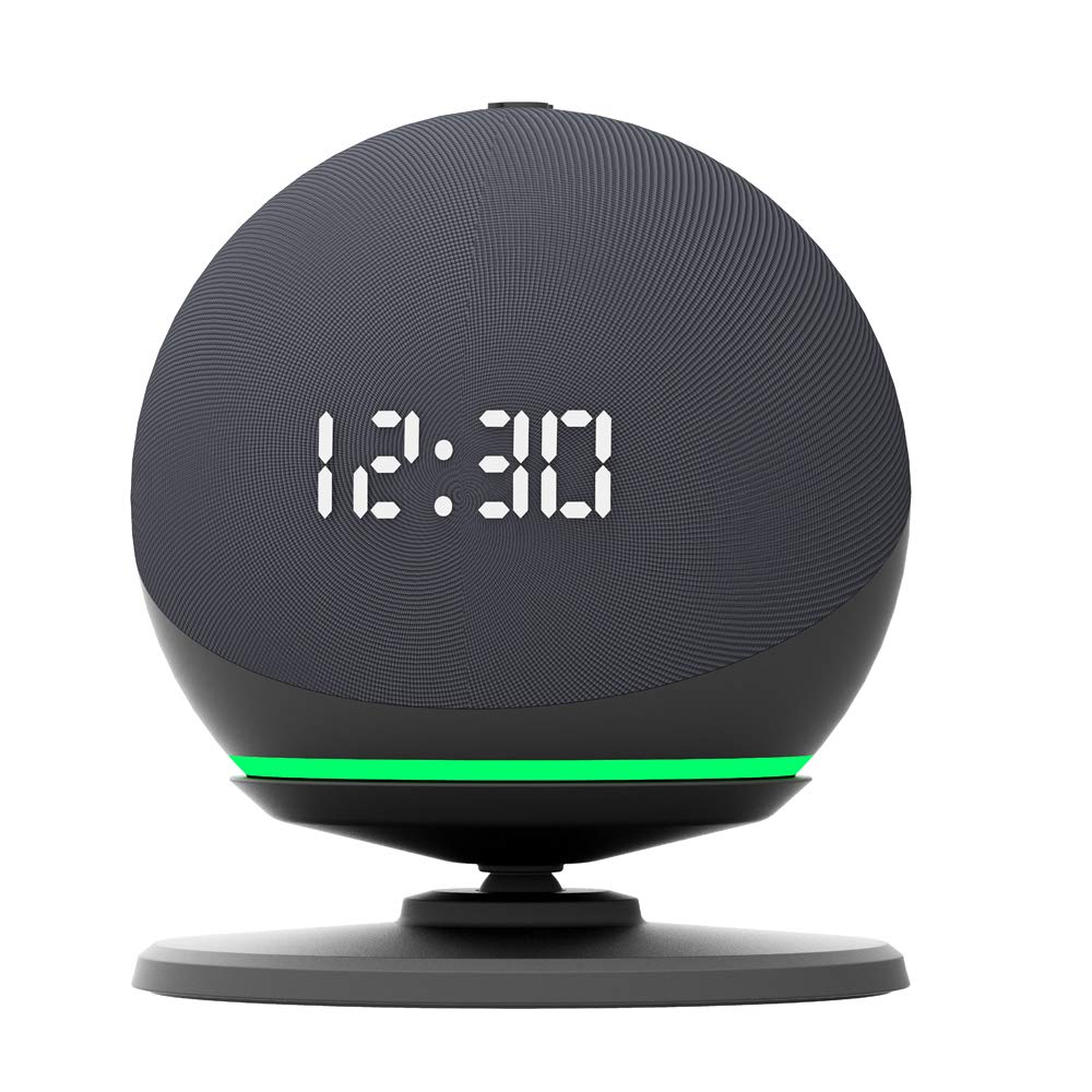 Amazon 4th Generation Echo Dot Stand, 360 Degree Rotation and Adjustment (Black)