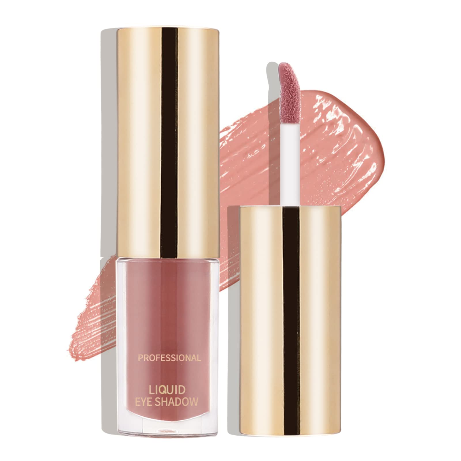 Boobeen Liquid Matte Eyeshadow - Long Lasting Waterproof, Velvet Matte Cream, Neutral Nude