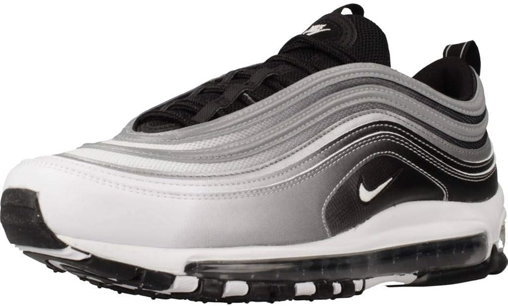Amazon.com | Nike Mens Air Max 97 Black/White-Black 921826 016 - Size 8 | Road Running
