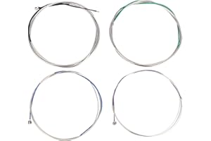 EUJGOOV Cello Strings Full Set, 43inch Copper Zinc Alloy 3/4 4/4 Cello Strings with -plated Ball End