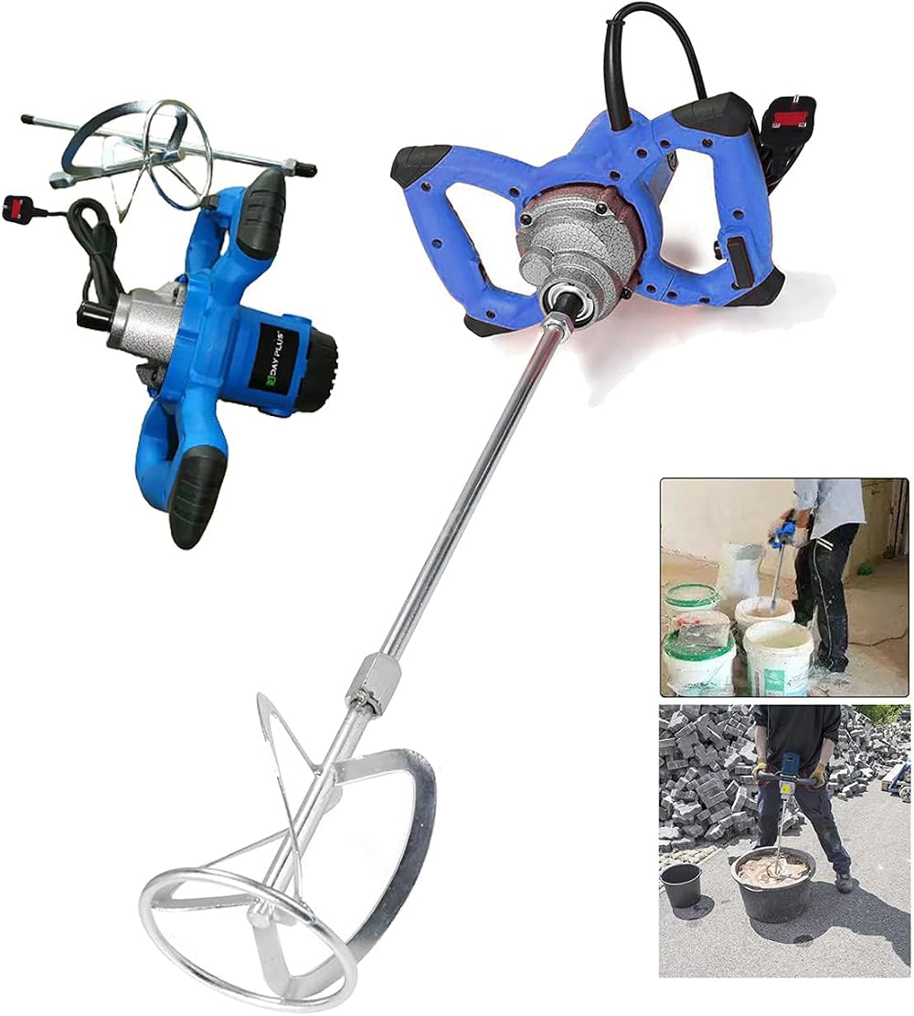 Banas 2600W Electric Mortar Mixer 6 Speed Plaster Cement Paint Stirrer